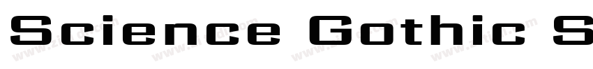Science Gothic SemBd字体转换